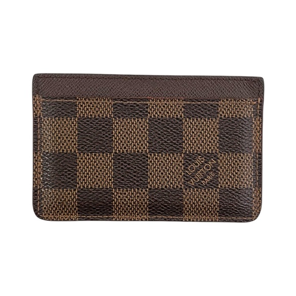 Louis Vuitton Damier Ebene Card Holder Wallet - Picture 1 of 5